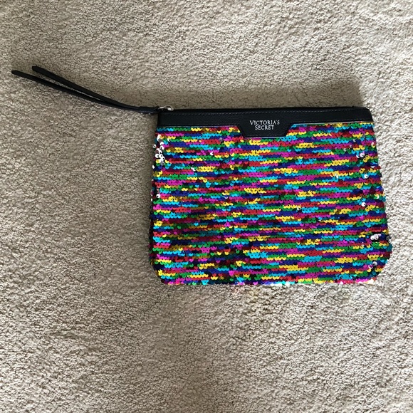 Victoria’s Secret sequined zip top bag - Picture 2 of 4